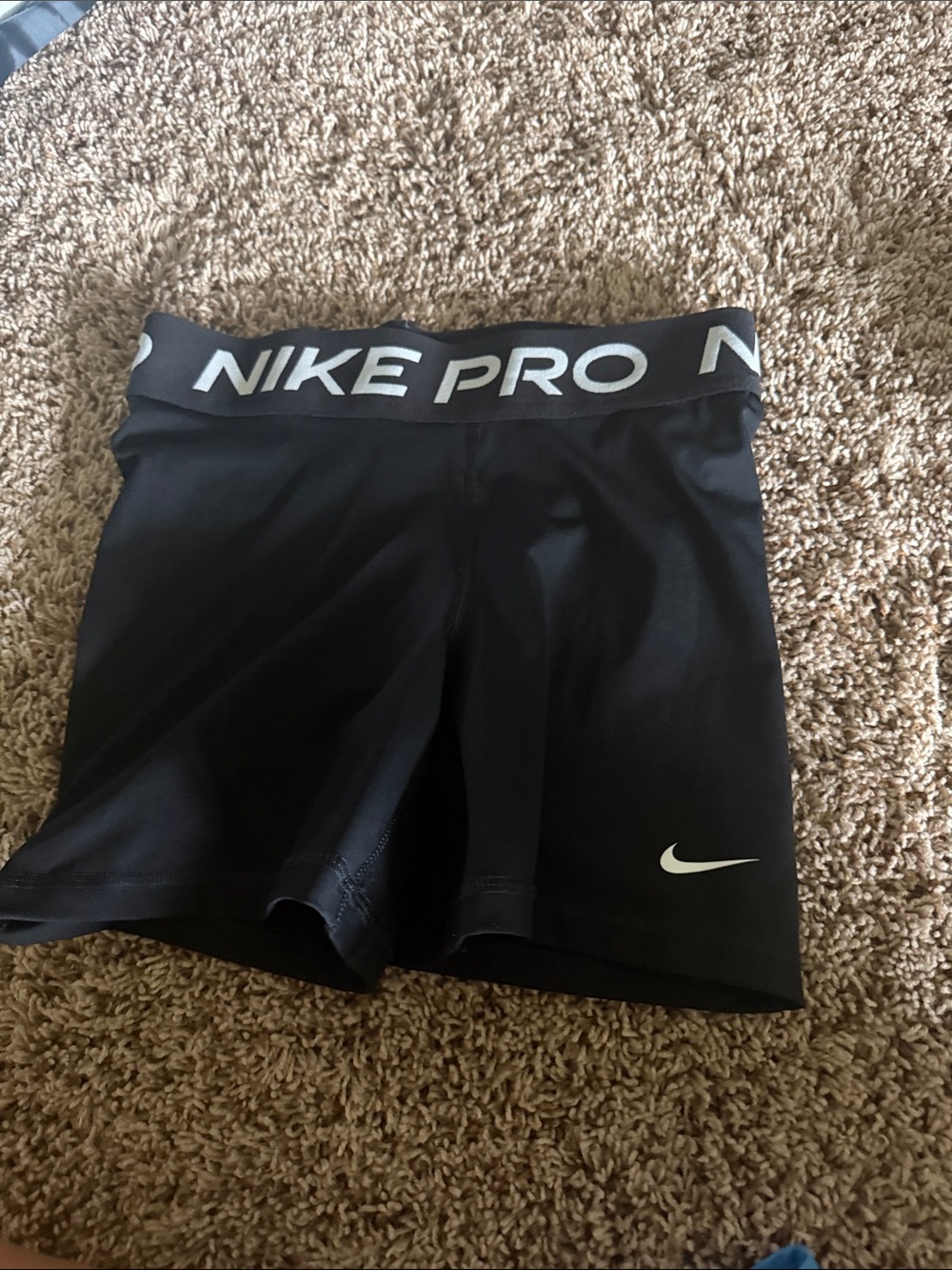 Nike Black Pro Shorty Bike Shorts - Picture 3 of 4